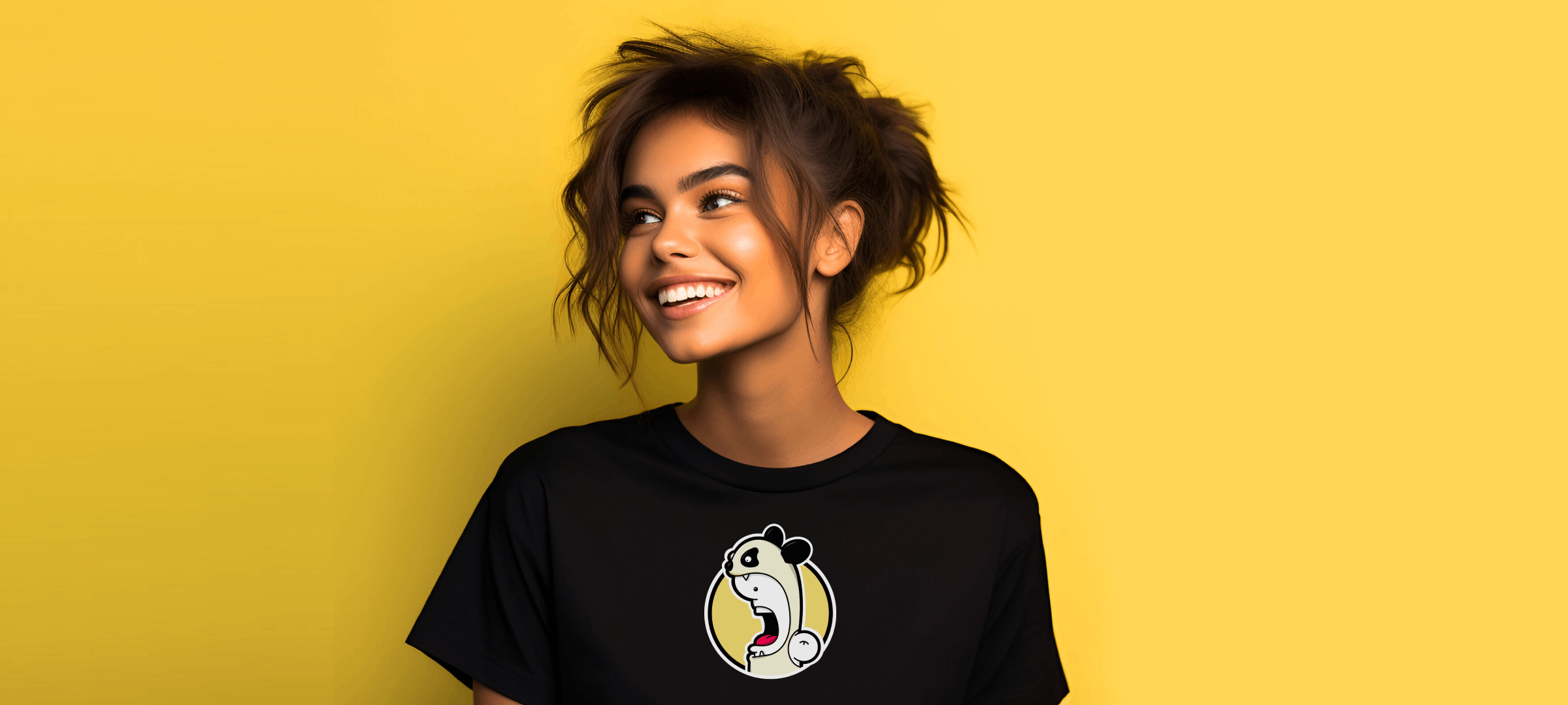 Shouter vs Panda T-shirt
