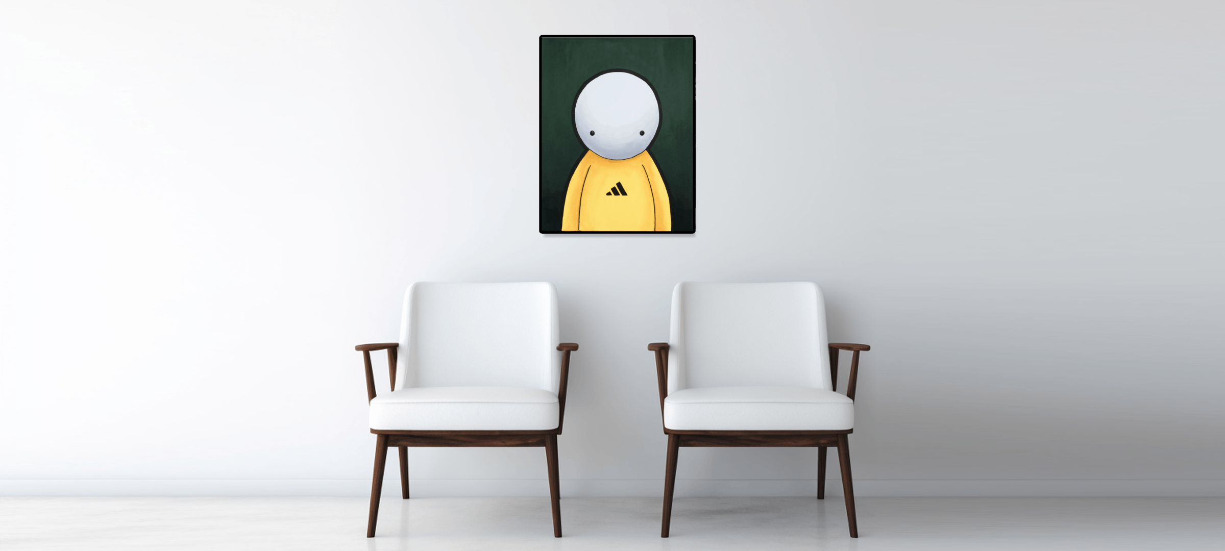 Me and my Adidas painting