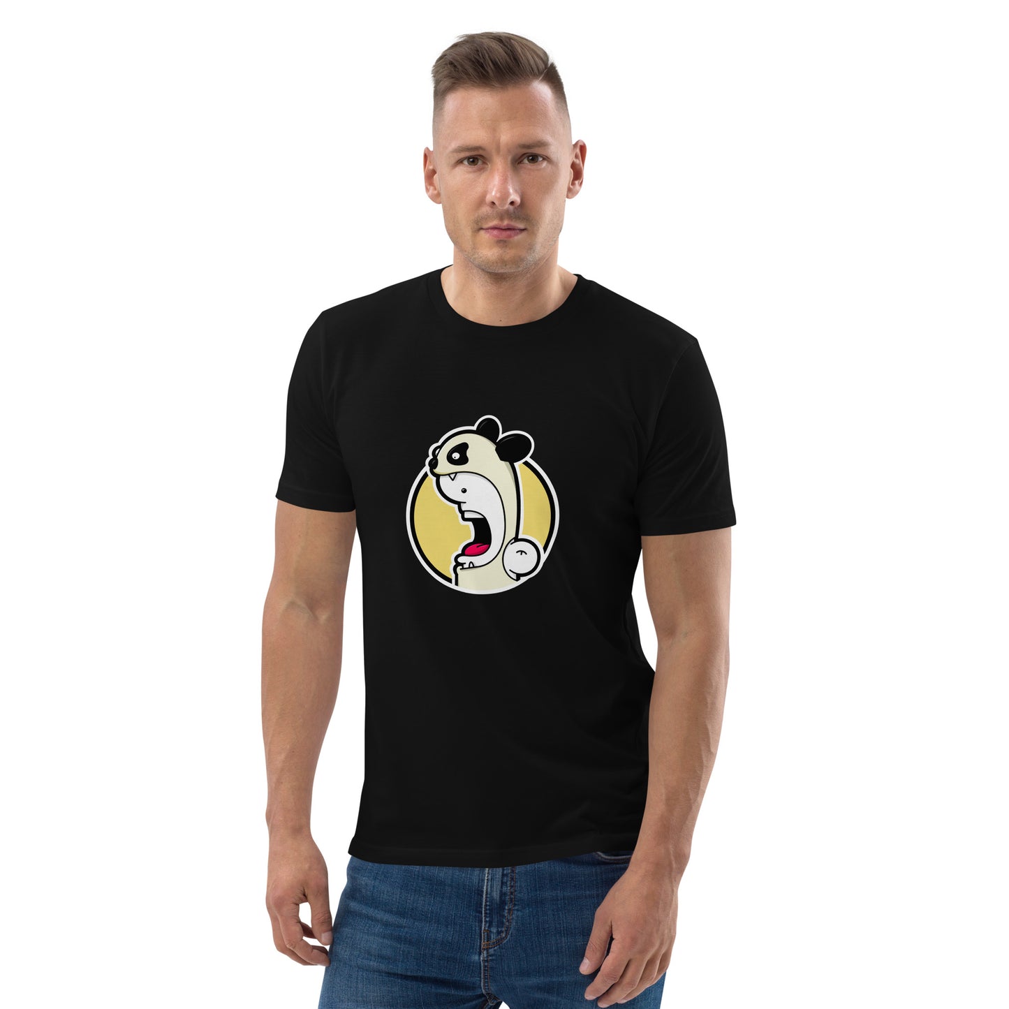 Shouter vs Panda t-shirt
