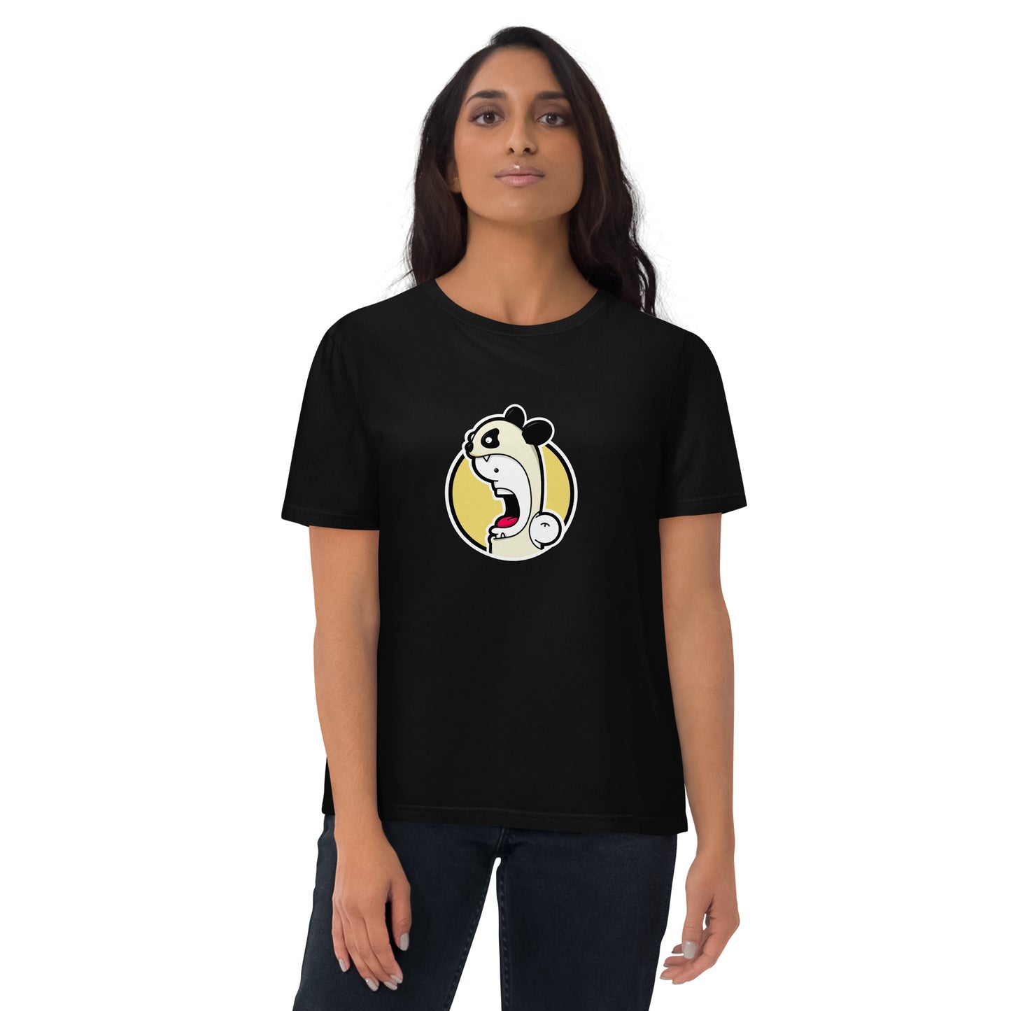 Shouter vs Panda t-shirt